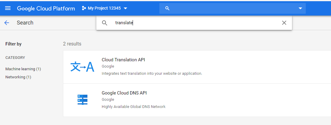 Translate API